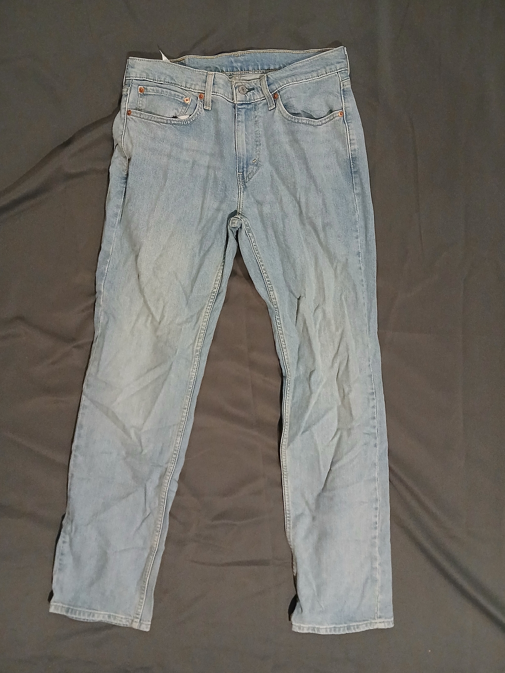Levi's Light Blue Straight Leg Jeans